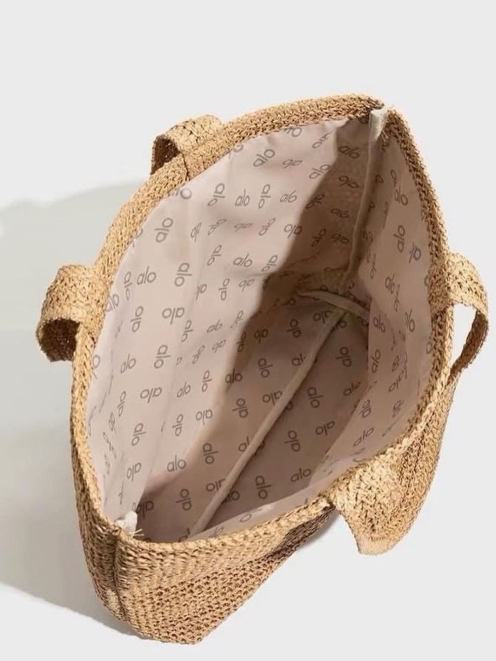 ALO Yoga Natural Woven Tote Bag - Picture 2 of 11